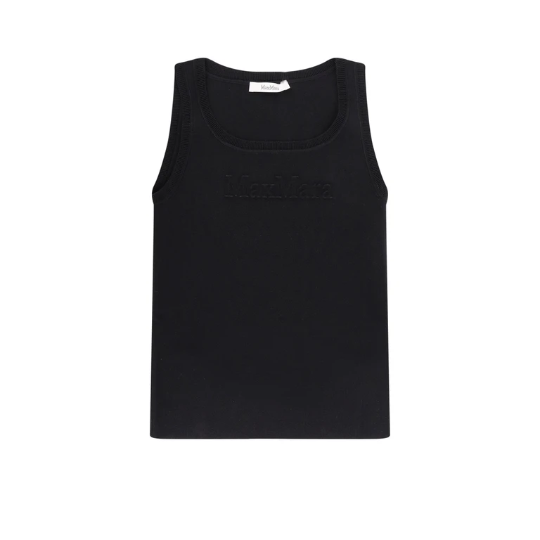 Max Mara T-shirts and Polos Black Viscosa Poliammide - Women