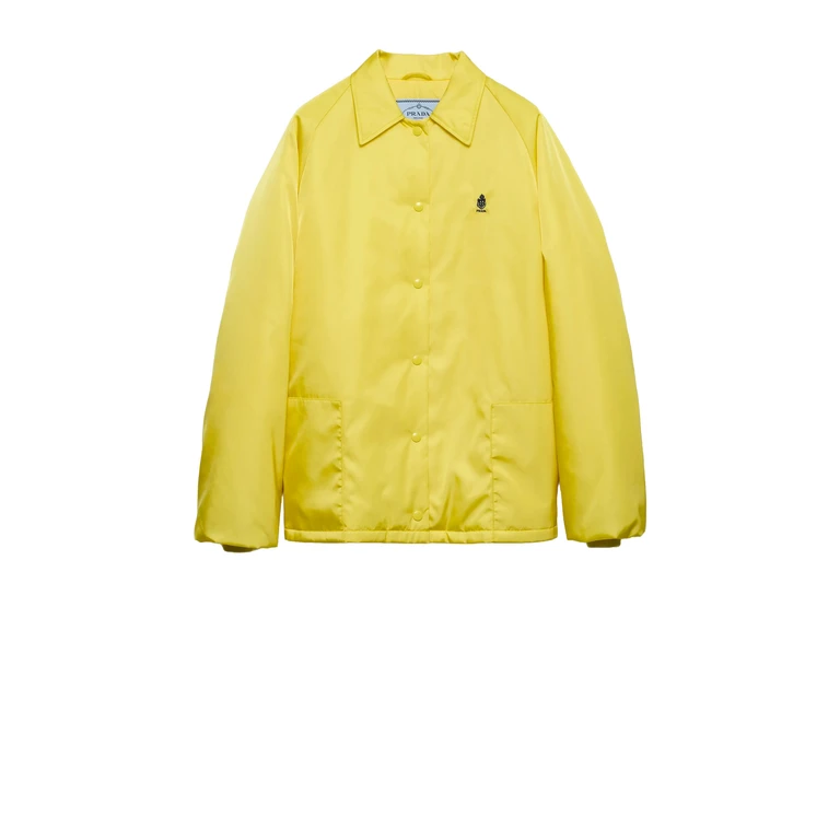 Prada Jackets Yellow Recycled Polyamide - Women