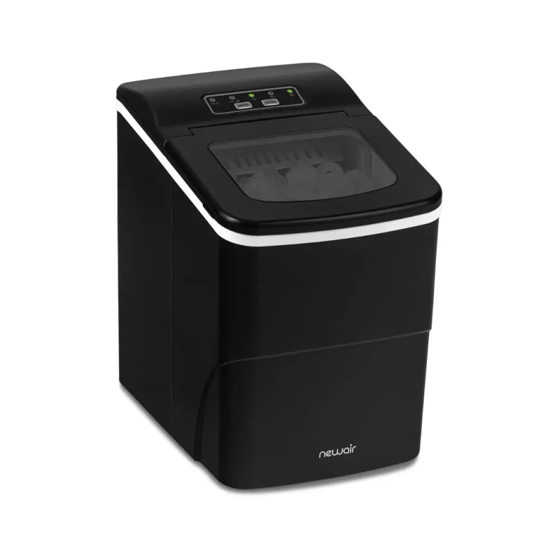 New Air Matte Black Countertop Ice Maker