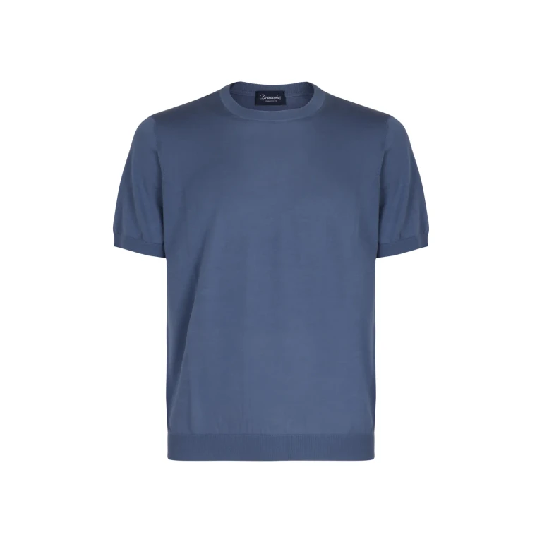 Drumohr T-Shirt - Bleu