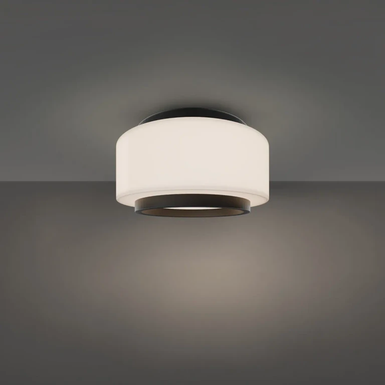 Black LED Flush Mount from the Preston Collection