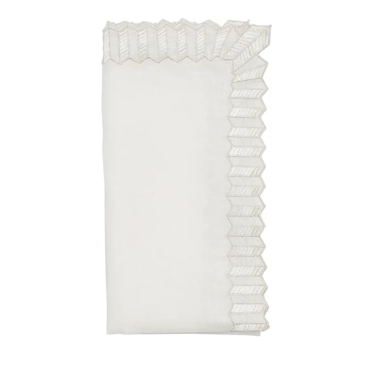 Kim Seybert Lumina Napkin in White