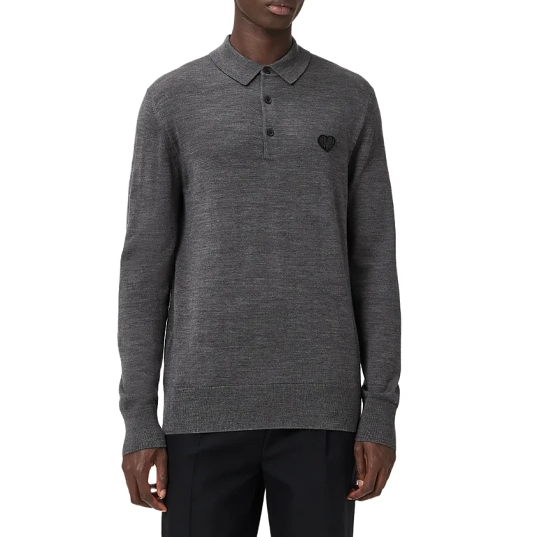 Allsaints Lover Merino Ls Polo