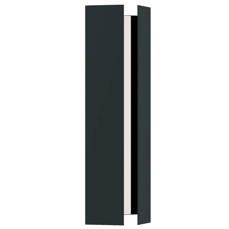 Black LED Outdoor Wall Sconce from the Ryan Collection