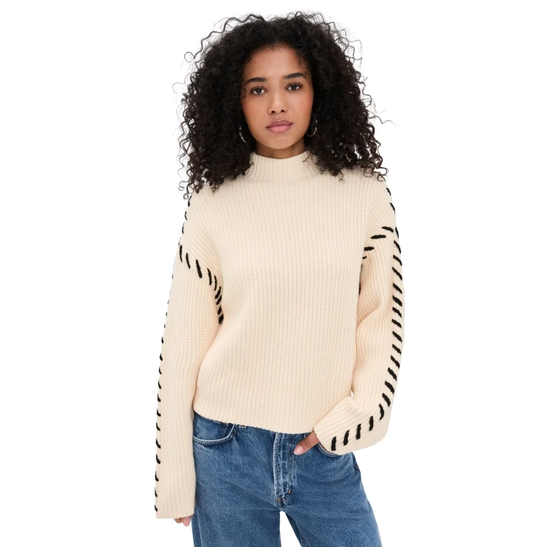 BLANKNYC Steady Ground Sweater Cream L