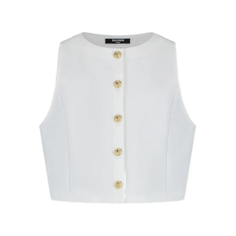 Balmain Top - Blanc