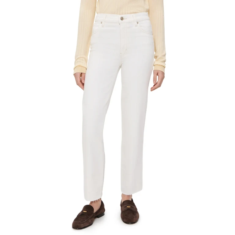 FRAME Le Sleek Straight Jeans Oyster Velvet 30