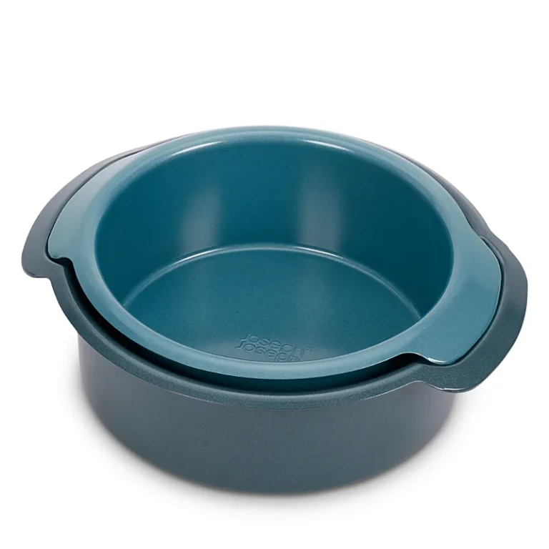 Joseph Joseph Nest Bake Non-Stick Round Cake Pan with Easy Pull Handles, Set of 2
