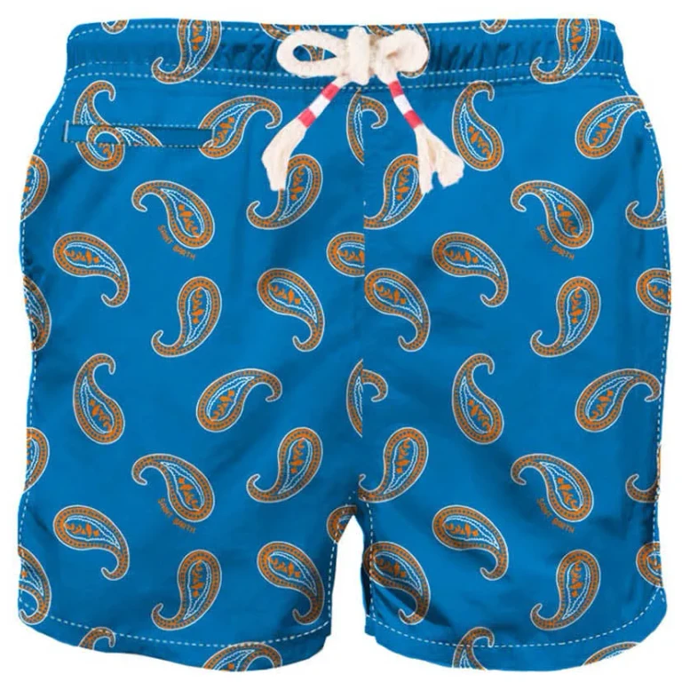 MC2 Saint Barth Bluette Paisley Caprese Swim Shorts