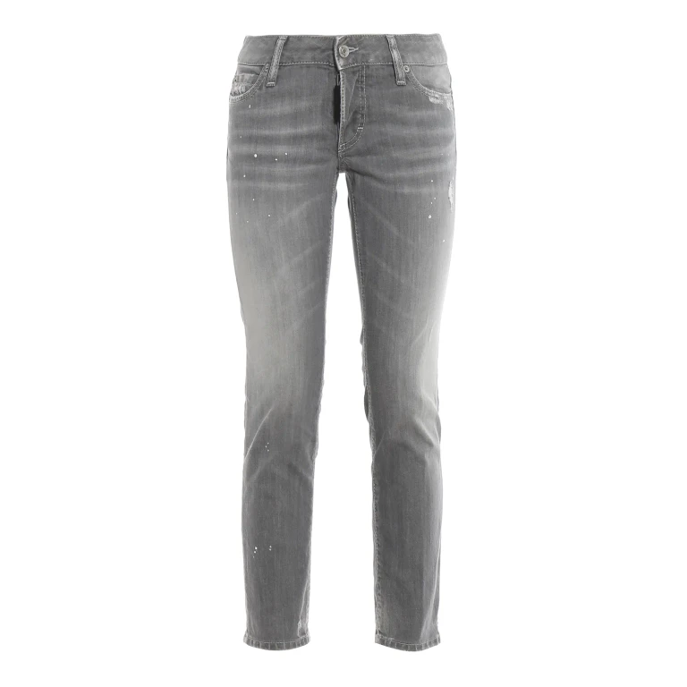 Dsquared2 Distressed Cropped Jeans