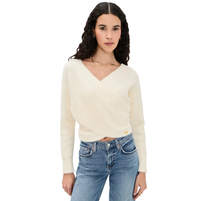 L'AGENCE Antonella Surplus Pullover Ivory M