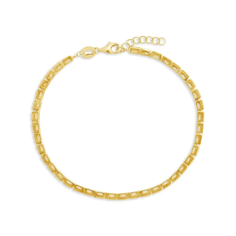 Sterling Forever Christina Cubic Zirconia Flex Bracelet