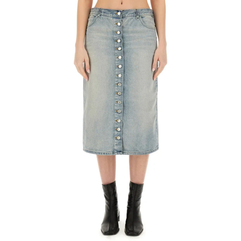 Saia midi Infinity Courrèges