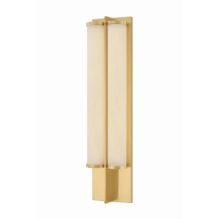 Aged Brass LED Wall Sconce from the Northfield Collection