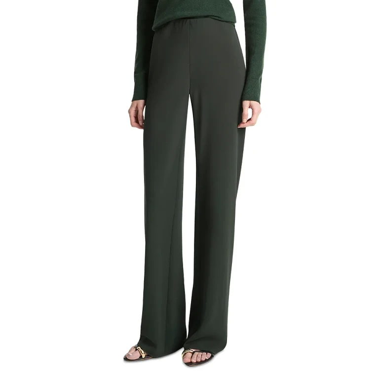 Vince High Waist Crepe Biased Pants