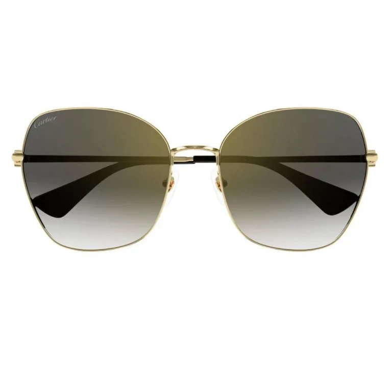 Cartier C Decor Grey Multi Treatment Butterfly Ladies Sunglasses CT0402S 001 59