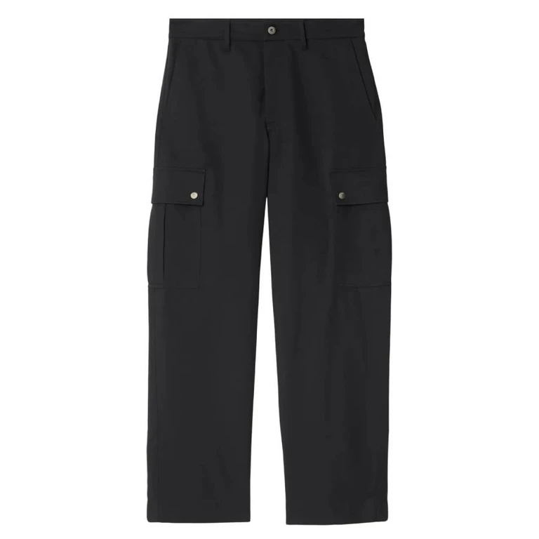 Burberry Cotton-Blend Cargo Trousers