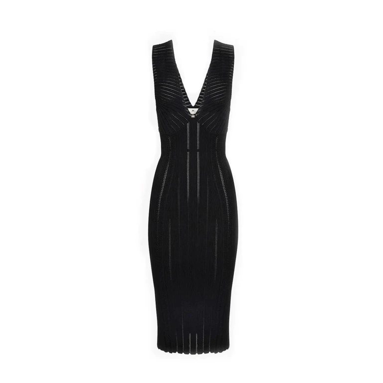 Elisabetta Franchi Jupe Midi - Noir