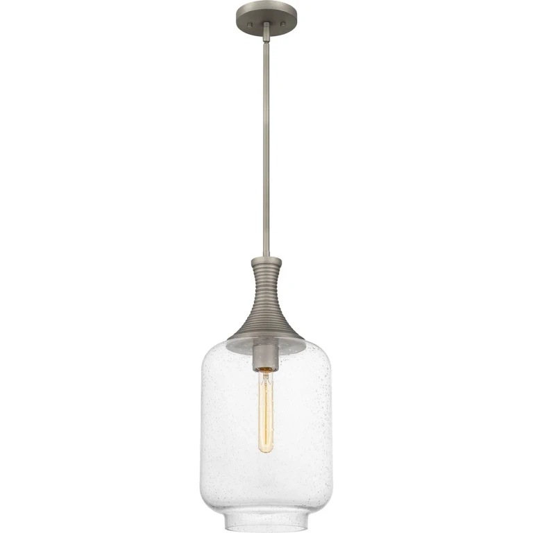 Quoizel Piccolo Pendant 1-Light Pendant in Antique Nickel