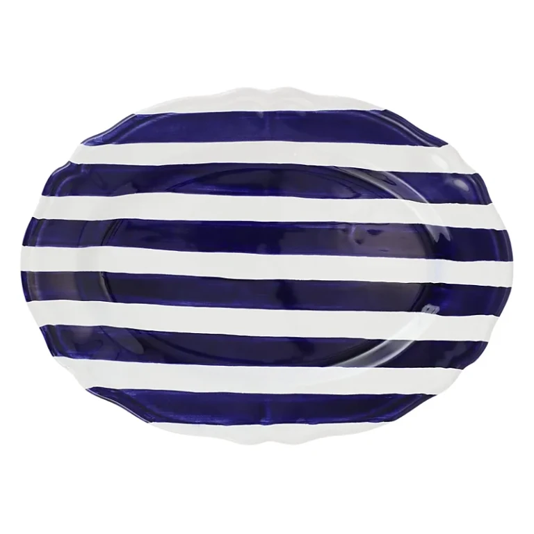 Vietri Amalfitana Stripe Oval Platter