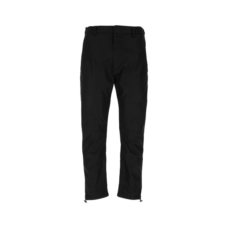 Prada Black Nylon Pant F0002 Recycledpolyamide Pantaloni - Men