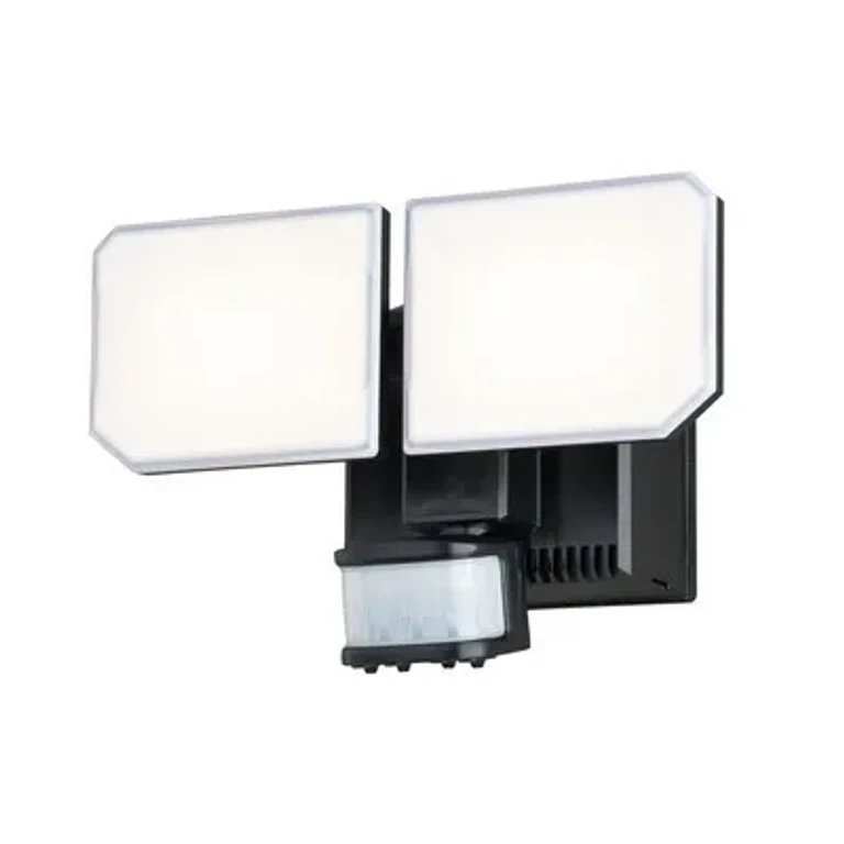 Black LED Outdoor Motion Sensor Security Flood Light from the Outdoor Security Collection