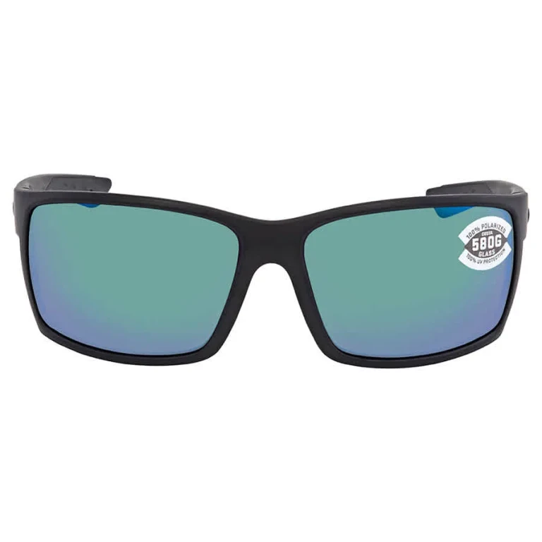 Costa Del Mar REEFTON Green Mirror Polarized Glass Mens Sunglasses RFT 01 OGMGLP 64