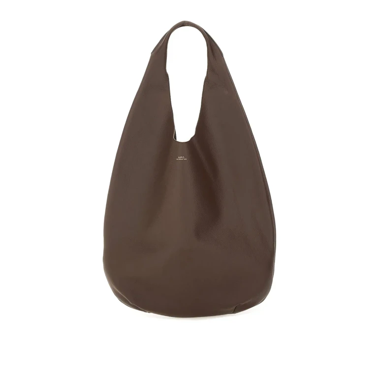 A. p.c. Le Neige Leather Shoulder Bag