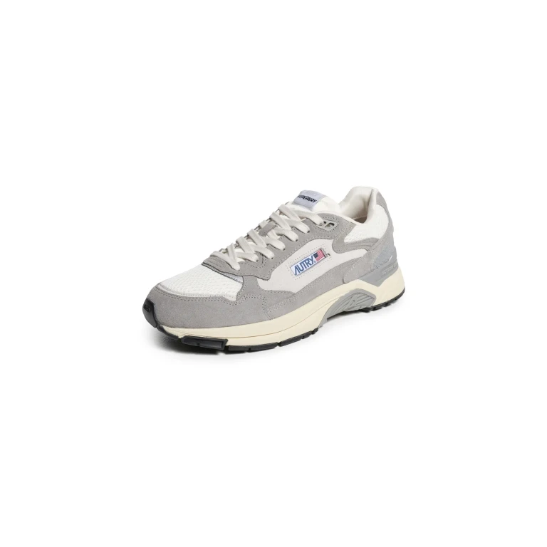 AUTRY "Hyperway Low" Suede Mesh Sneakers