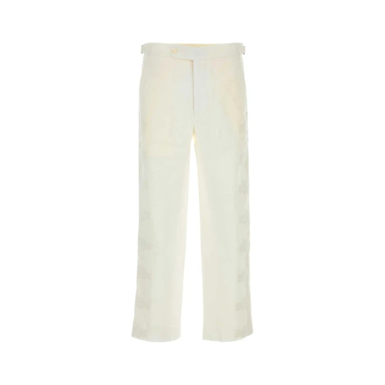 Bode White Linen Salt Pant