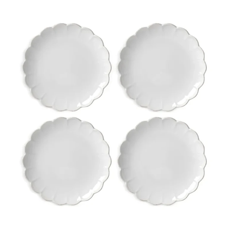 Lenox French Perle Scallop Accent Plates, Set of 4