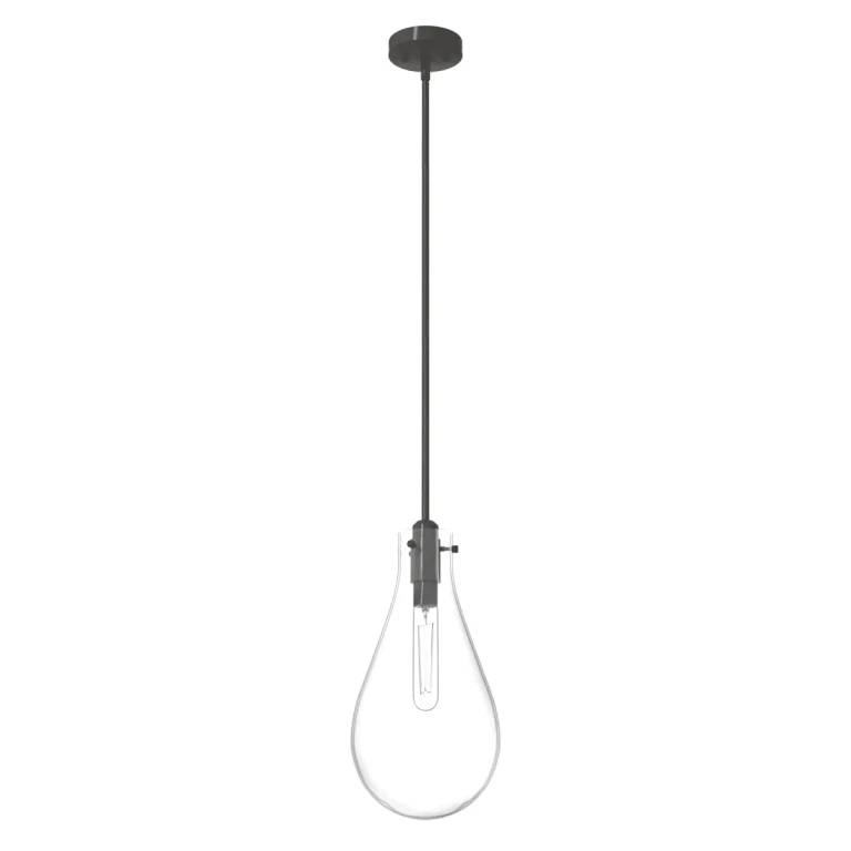 Noble Bronze One Light Pendant from the Lundin Collection