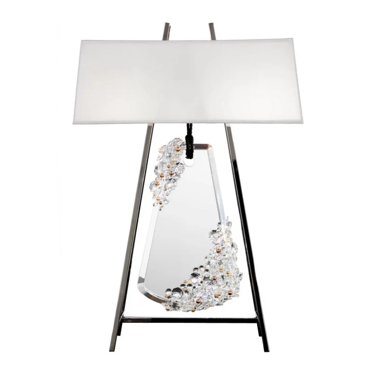 Polished Chrome Table Lamp from the Flora Collection