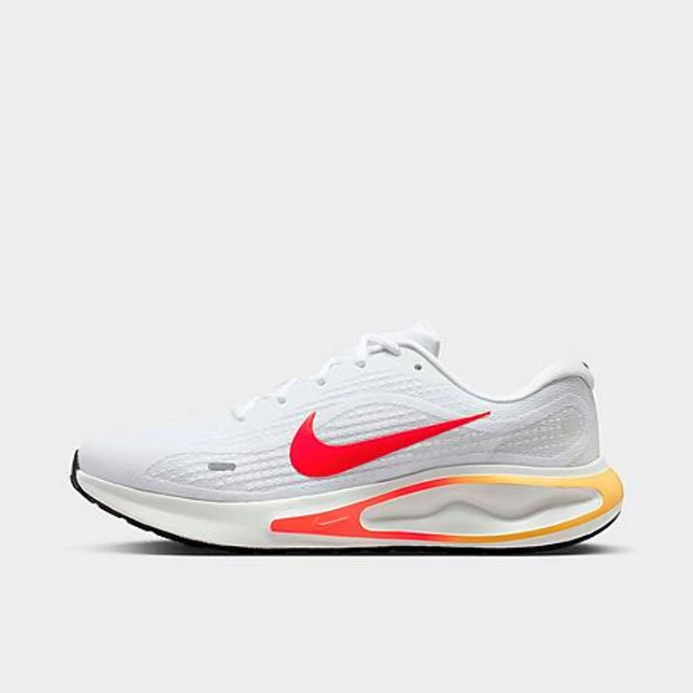 Nike Men's Journey Run Running Shoes in White/Spruce Aura/Topaz Gold Size: 7.5