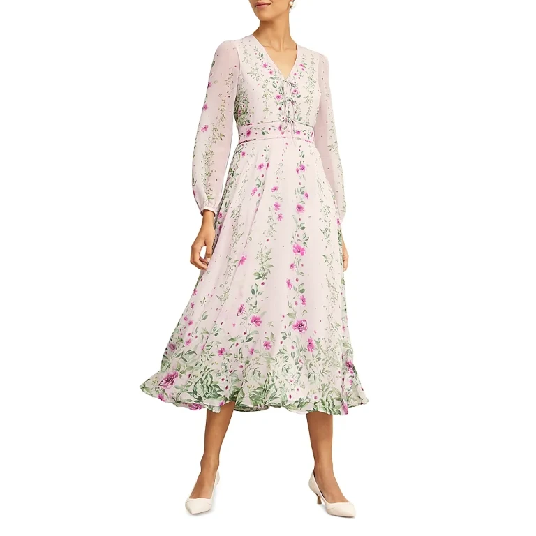 Hobbs London Fay Silk Dress