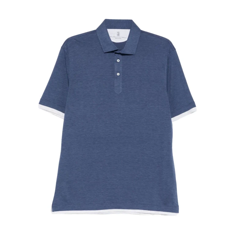 Brunello Cucinelli Polo - Denim