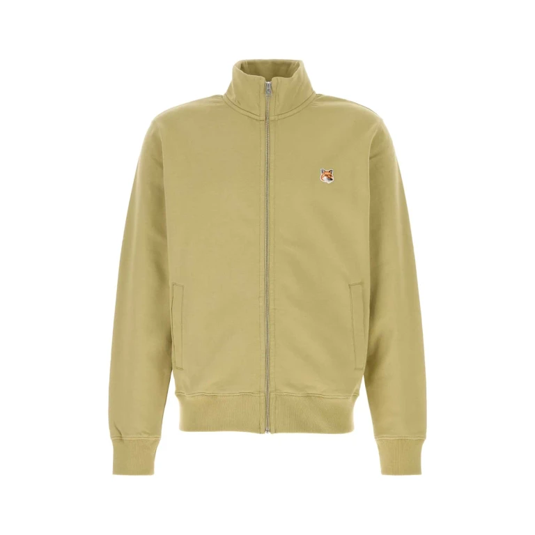 Maison Kitsuné Sage Green Cotton Sweatshirt