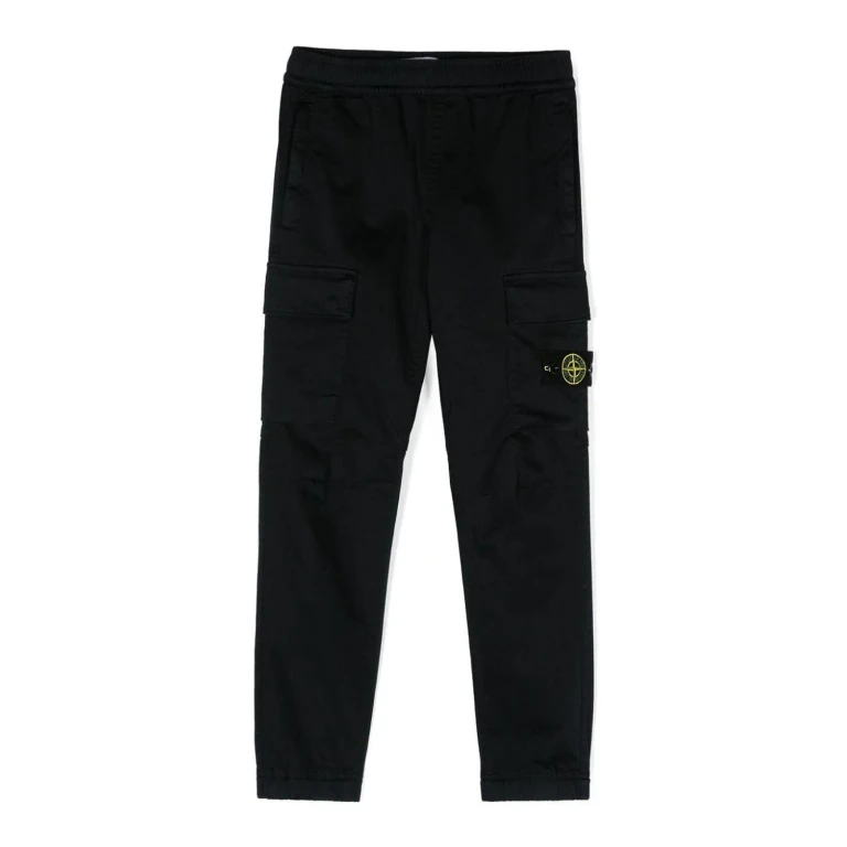 Stone Island Junior Pantalons Décontractés - Bleu