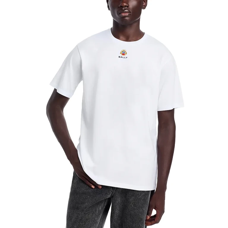 Bally Embroidered Logo Tee