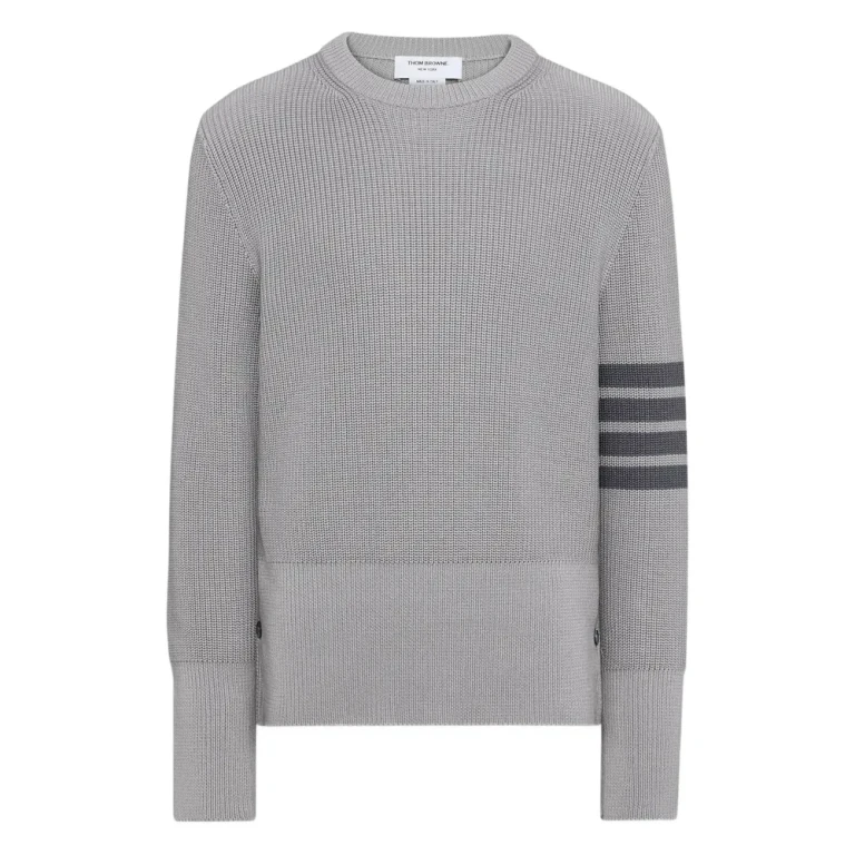 Thom Browne 4-Bar Cotton Sweater