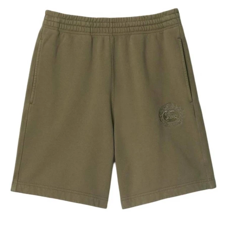 Burberry EKD Embroidered Cotton Shorts