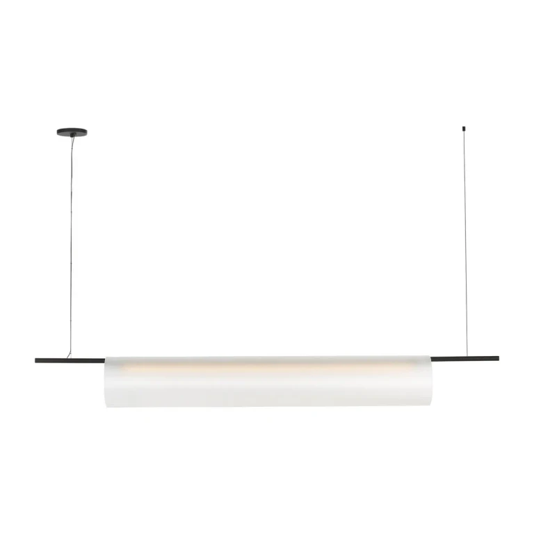 Nightshade Black LED Linear Chandelier from the Trace Collection