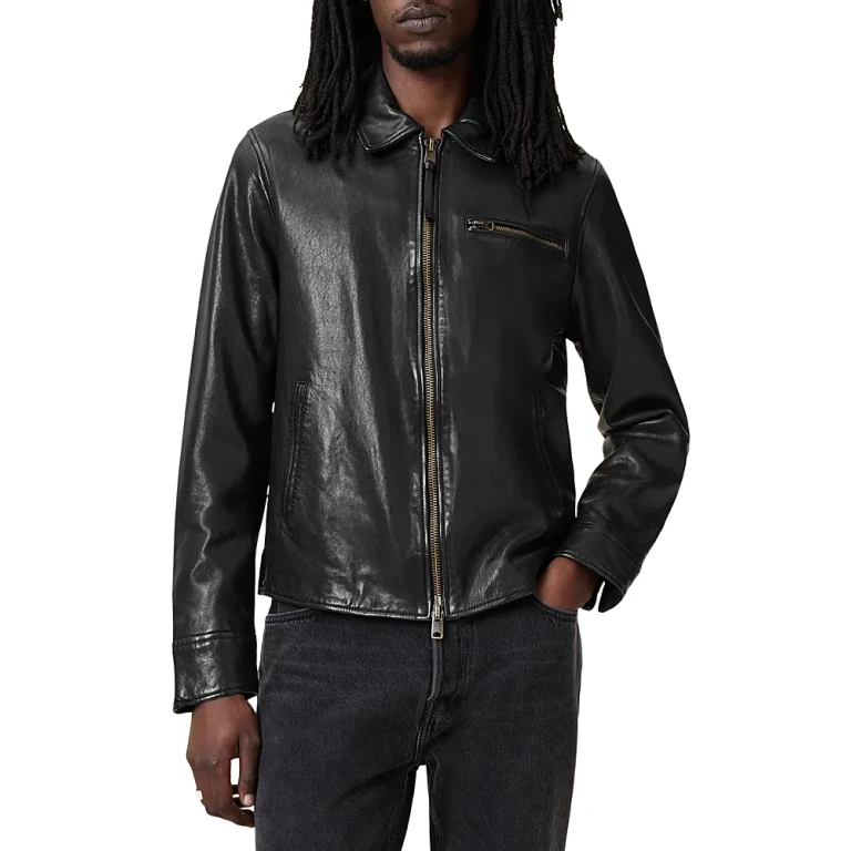 Allsaints Miller Leather Jacket