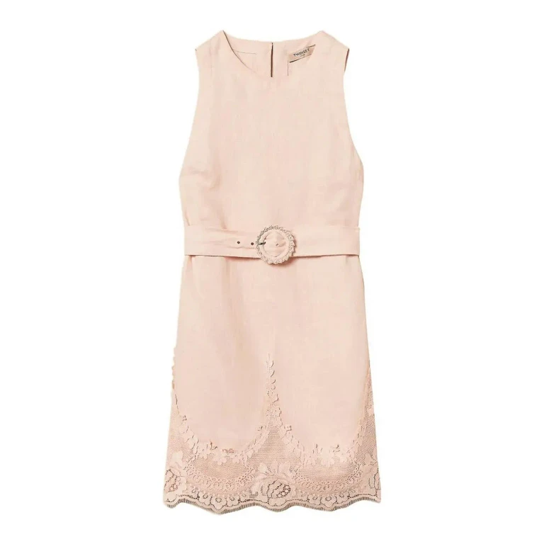 Twinset Robe Courte - Rose