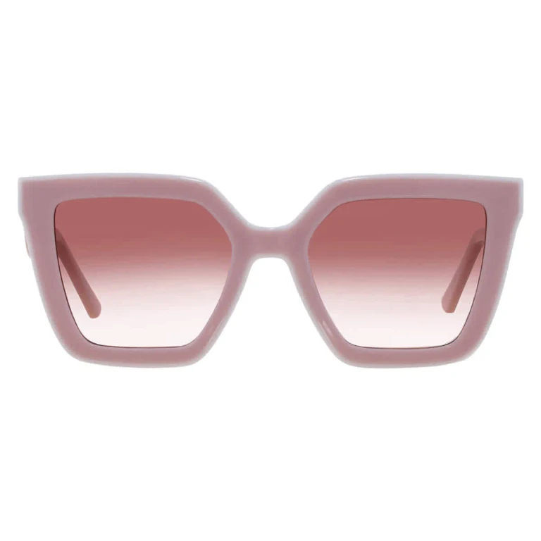 Longchamp Pink Gradient Irregular Ladies Sunglasses LO792S 610 53