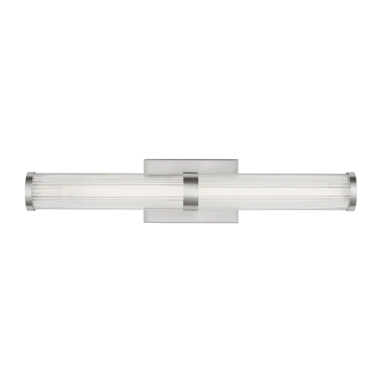 Syden 1-Light LED Bathroom Vanity Light in Brushed Nickel