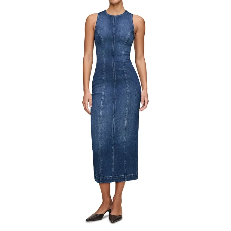 DL1961 Esme Denim Midi Dress