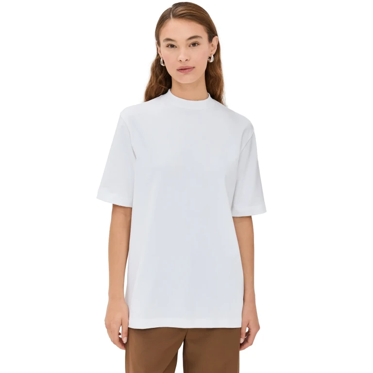 Tibi Perfect Unisex Tee Charcoal Grey L