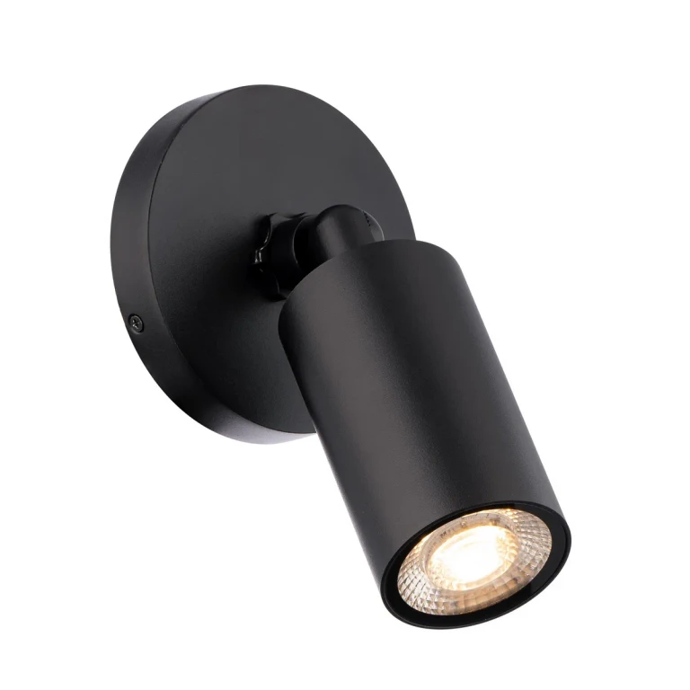 Black LED Wall Sconce from the Cylinder Collection