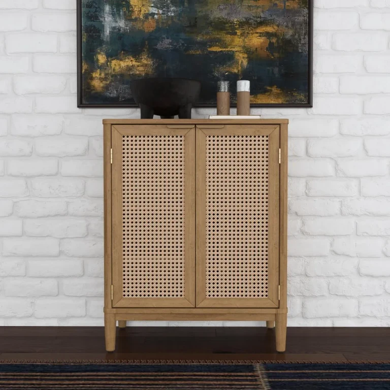 Brentwood Light Oak Bar Cabinet